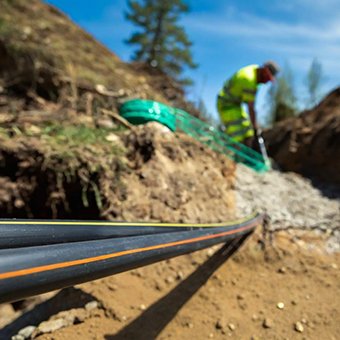 Direct Burial Fiber Optic Cable