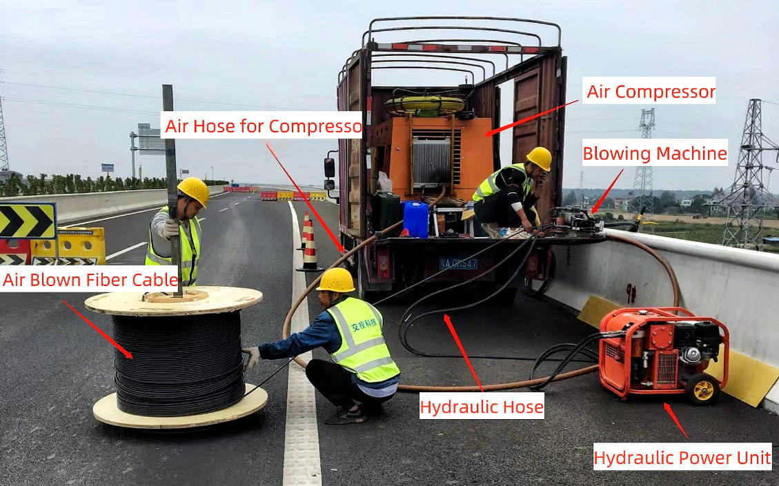 install fiber optic cable