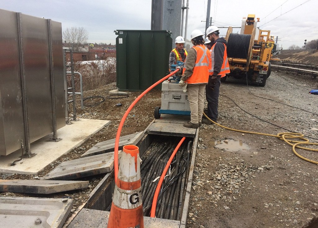 install fiber optic cable