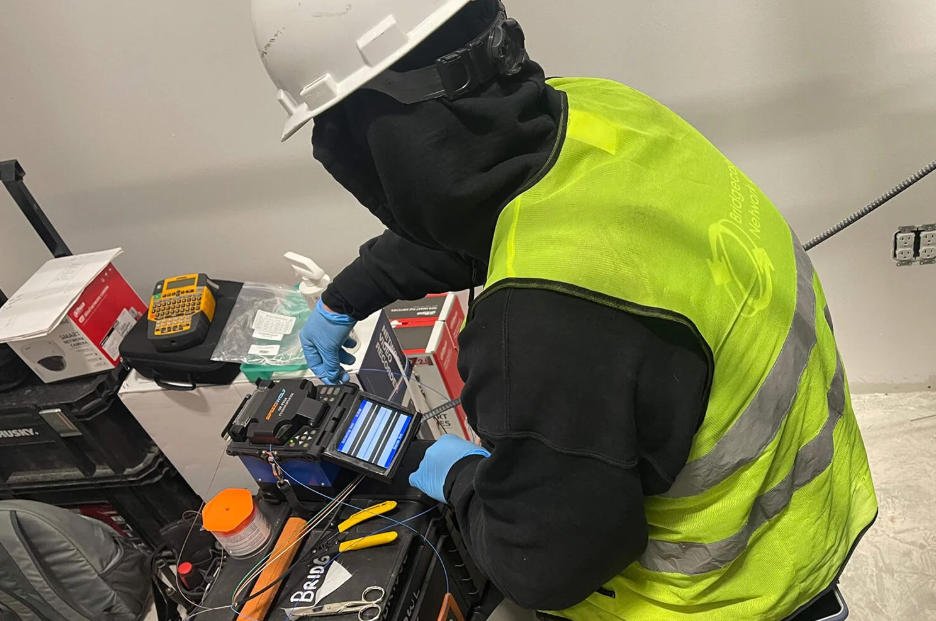 install fiber optic cable