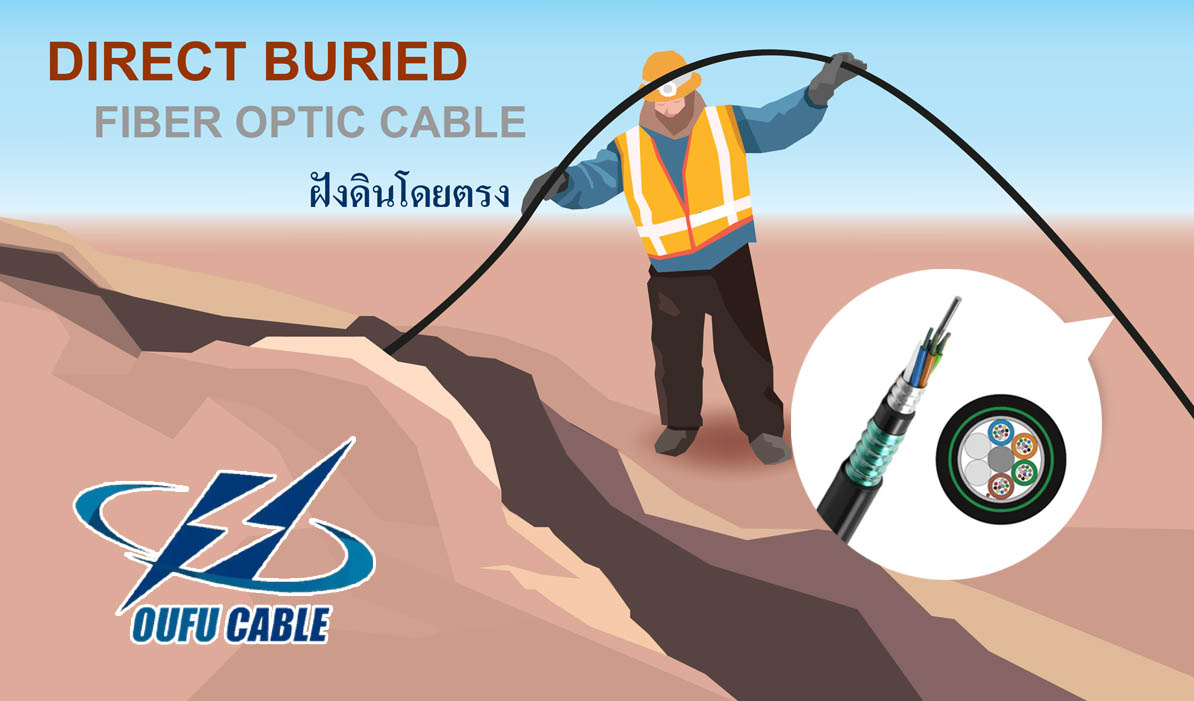 Direct Burial Fiber Optic Cable