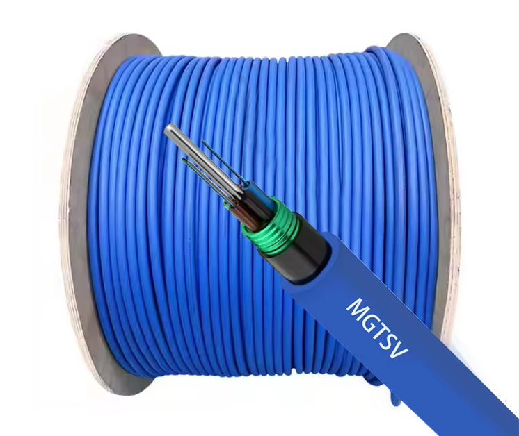 Mining fiber cable