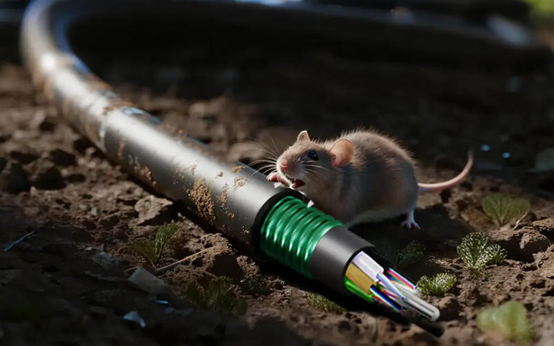 Anti-Rodent Fiber Optic Cable