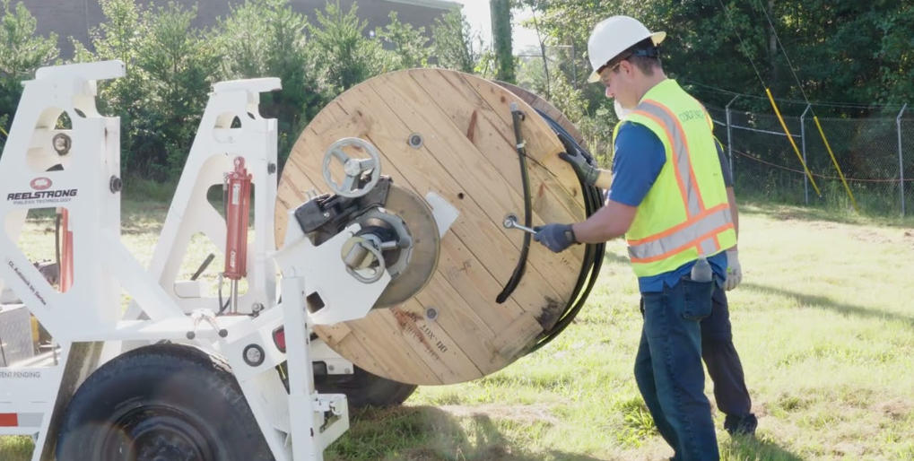 fiber optic cable installation