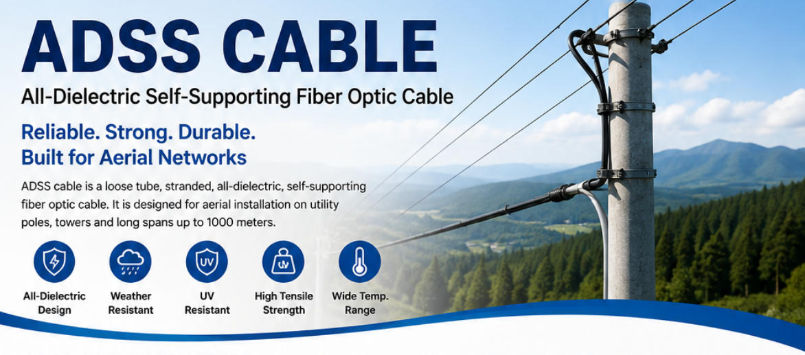 ADSS Fiber Optic Cable